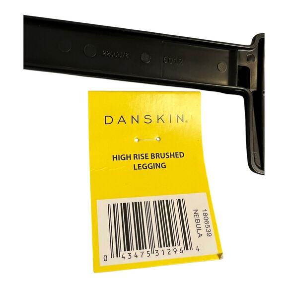 Danskin High Rise Brushed Legging New NWT S Small Athletic Athleisure Blue Ankle - Picture 6 of 6